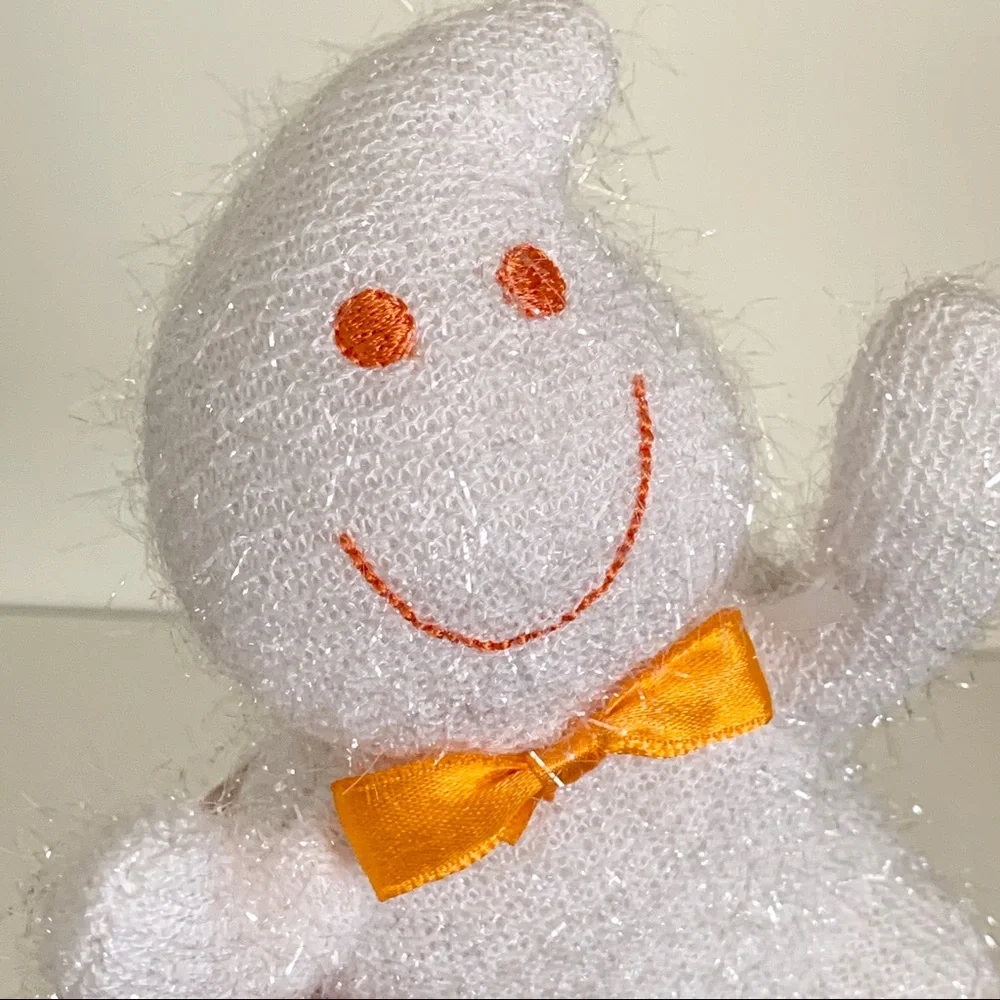 New Vintage  glitter ghost plush Halloween